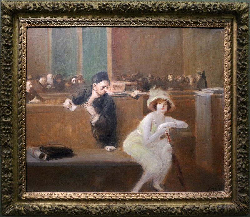 Rechtbankscène - Jean-Louis Forain