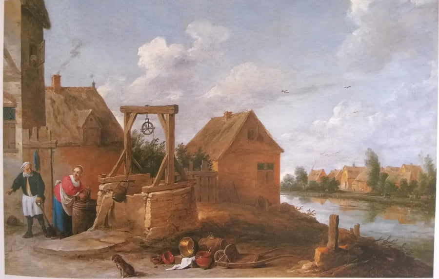 Dorpsscène met een vrouw bij de put - David Teniers de Jonge

Source:
Scène de village avec une femme au puits - David Teniers le Jeune