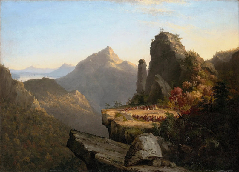 Scène du « Dernier des Mohicans », Cora knielt aan de voeten van Tamenund - Thomas Cole

Source:
Scène du « Dernier des Mohicans », Cora agenouillée aux pieds de Tamenund - Thomas Cole