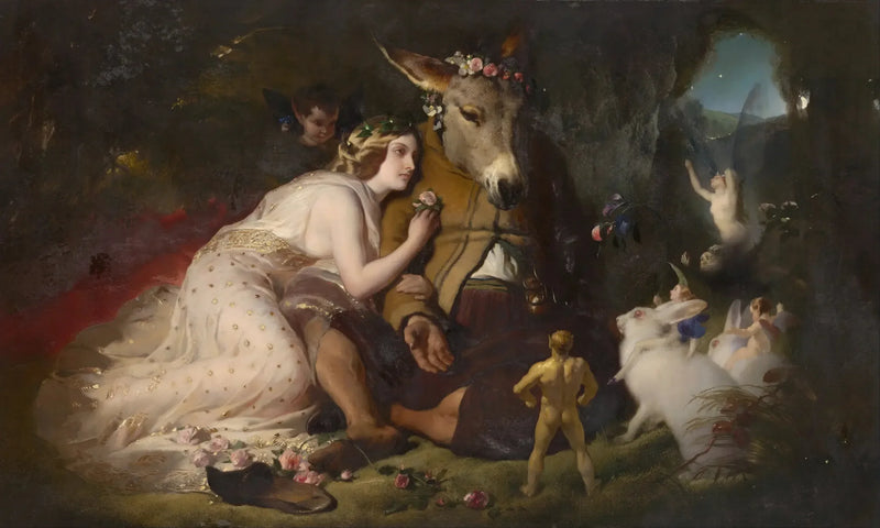 Scène uit A Midsummer Night's Dream - Edwin Henry Landseer

Source:
Scène du Songe d'une nuit d'été - Edwin Henry Landseer