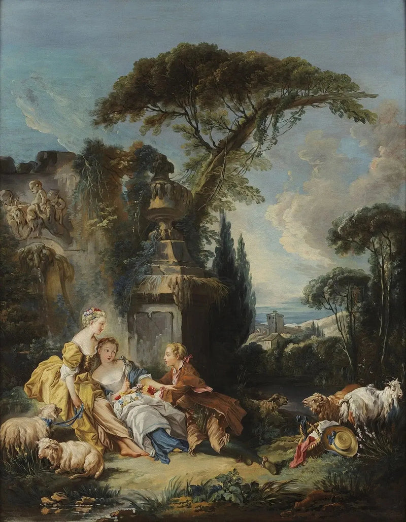 Pastorale scène - François Boucher