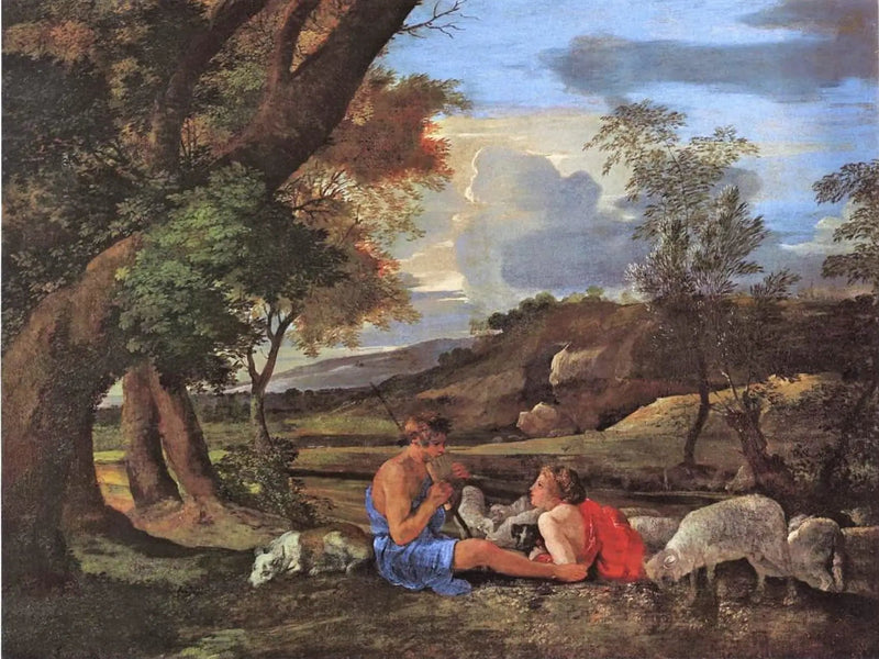 Pastorale scène - Nicolas Poussin