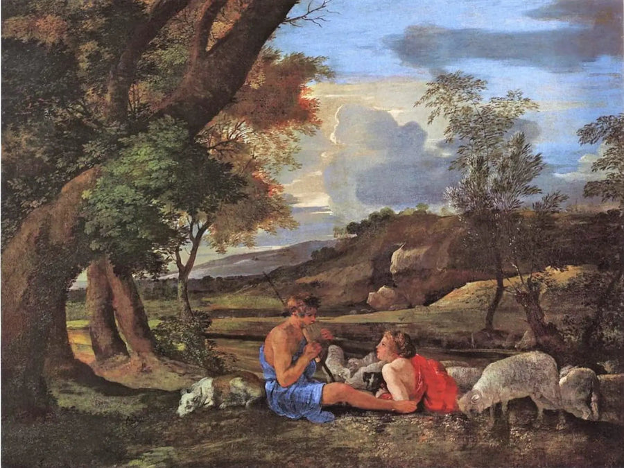 Pastorale scène - Nicolas Poussin