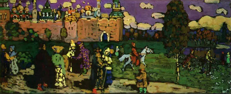 Russische scène - Vassily Kandinsky