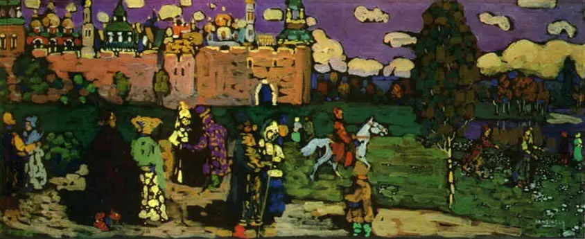 Russische scène - Vassily Kandinsky
