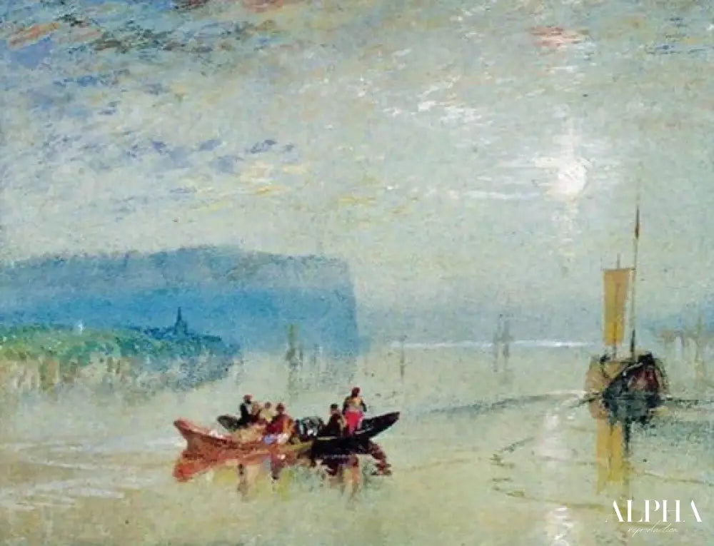 Scène sur la Loire - William Turner - Reproductions de tableaux et peintures haut de gamme