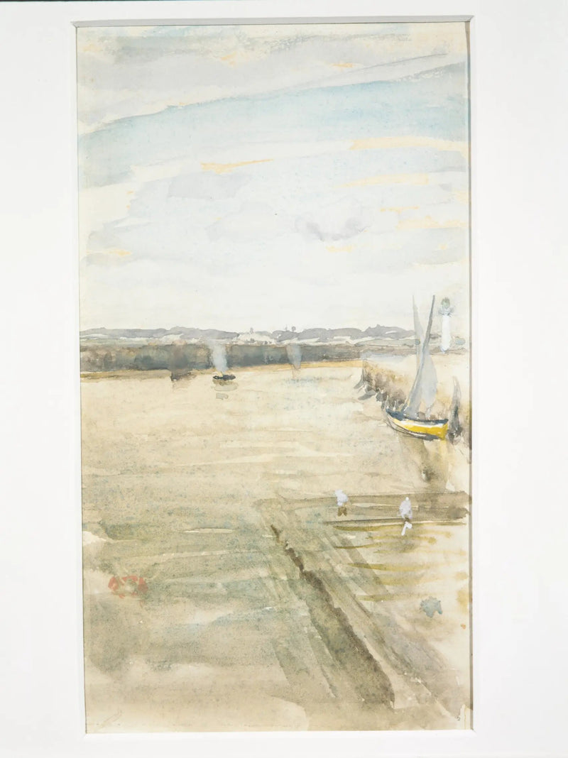 Scène op de Mersey - James Abbott McNeill Whistler