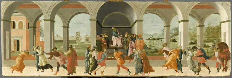 Scènes uit de geschiedenis van Virginia - Filippino Lippi