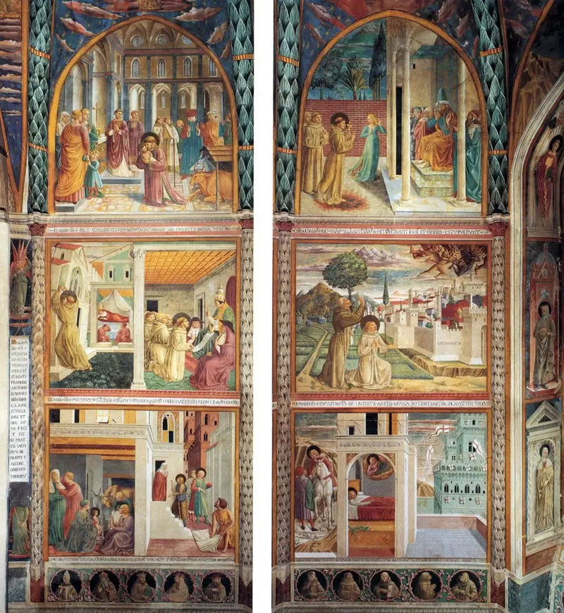 Scènes uit het leven van Sint Franciscus - Benozzo Gozzoli