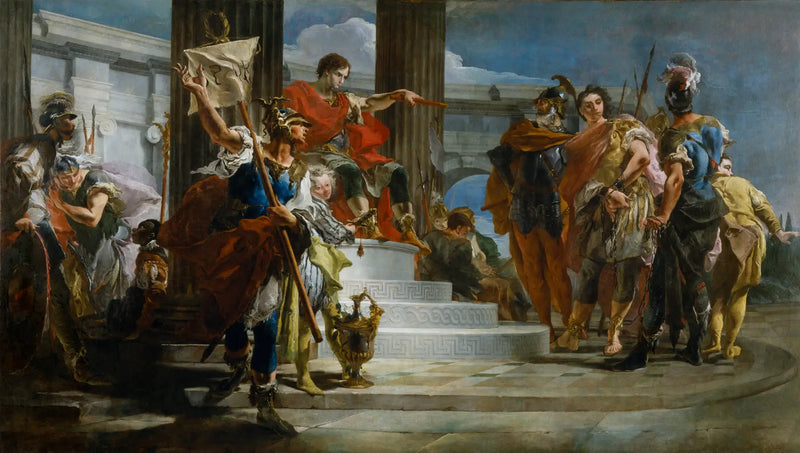 Scipio de Afrikaan bevrijdt Massiva - Giovanni Battista Tiepolo