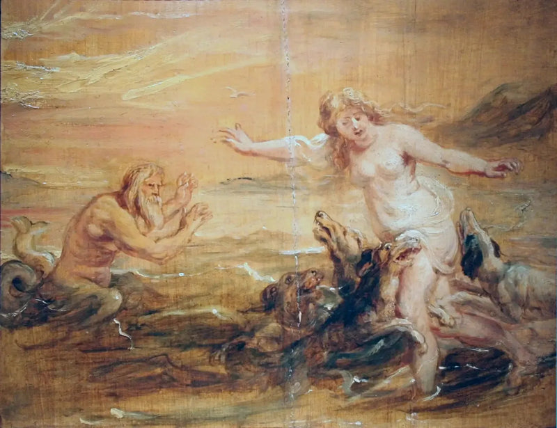 Scylla en Glaucus - Peter Paul Rubens