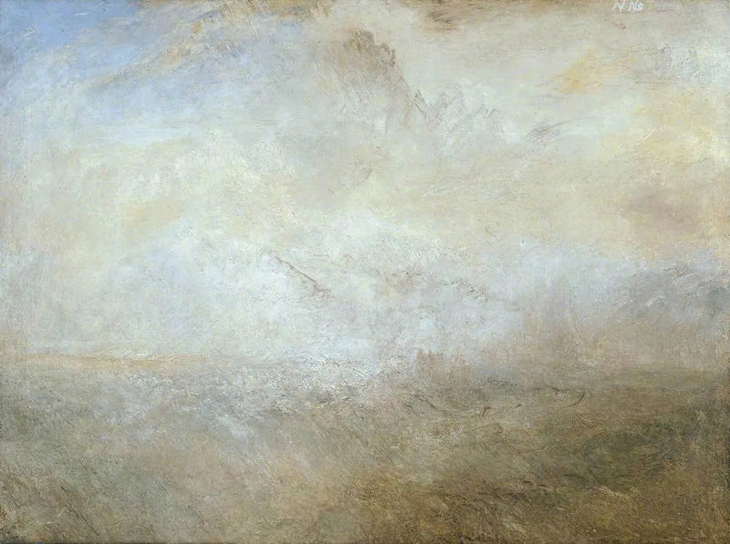Zeelandschap met Verre Kust - J. M. W. Turner