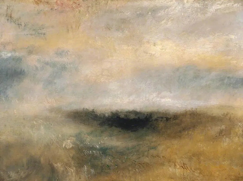 Zeegezicht met opkomende storm - J. M. W. Turner