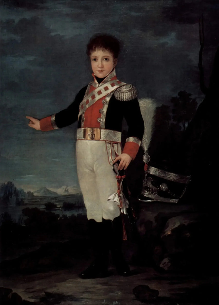 Sebastián Gabriel de Borbón kind - Francisco de Goya