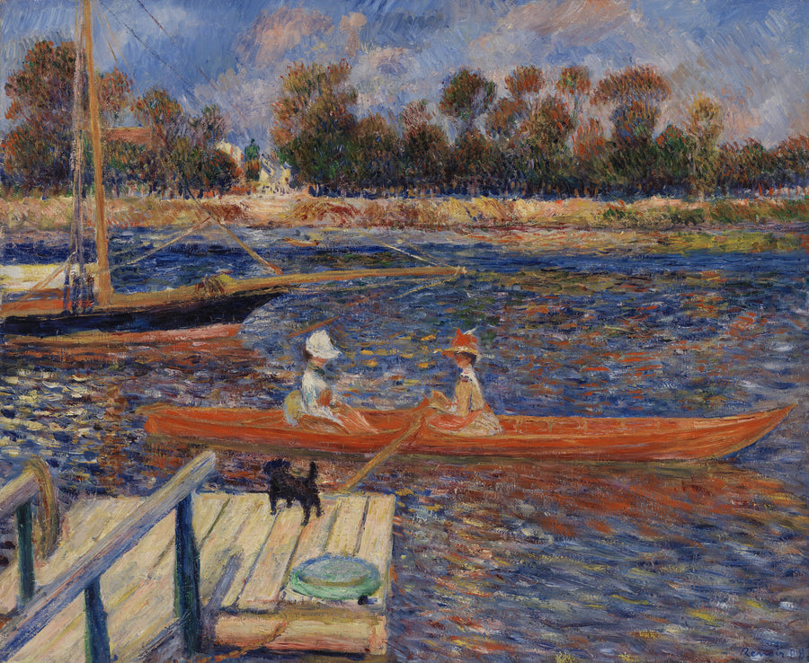 De Seine bij Argenteuil (De Seine bij Argenteuil) - Pierre-Auguste Renoir