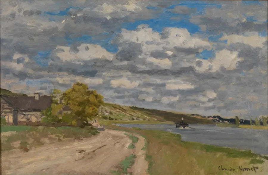 De Seine nabij de monding, Honfleur W115 - Claude Monet