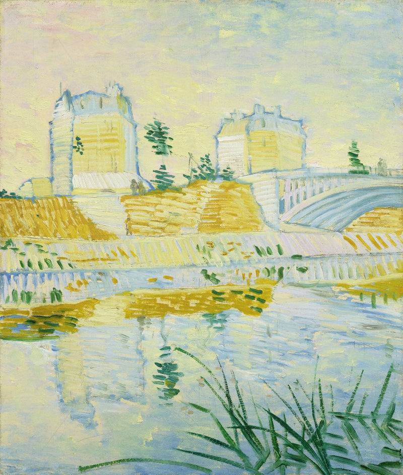 De Seine met de Pont de Clichy - Vincent van Gogh