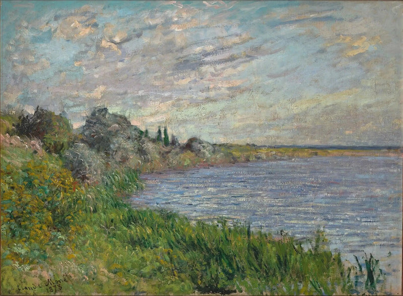 De Seine bij Vétheuil W477 - Claude Monet