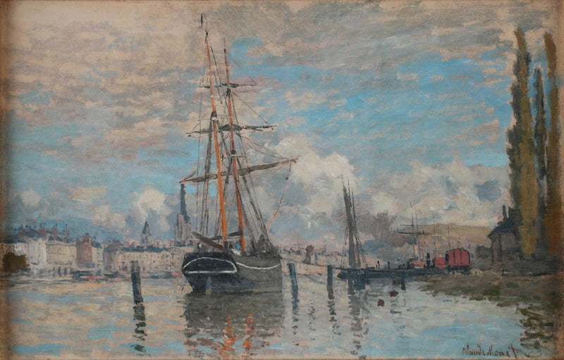 De Seine in Rouen W218 - Claude Monet