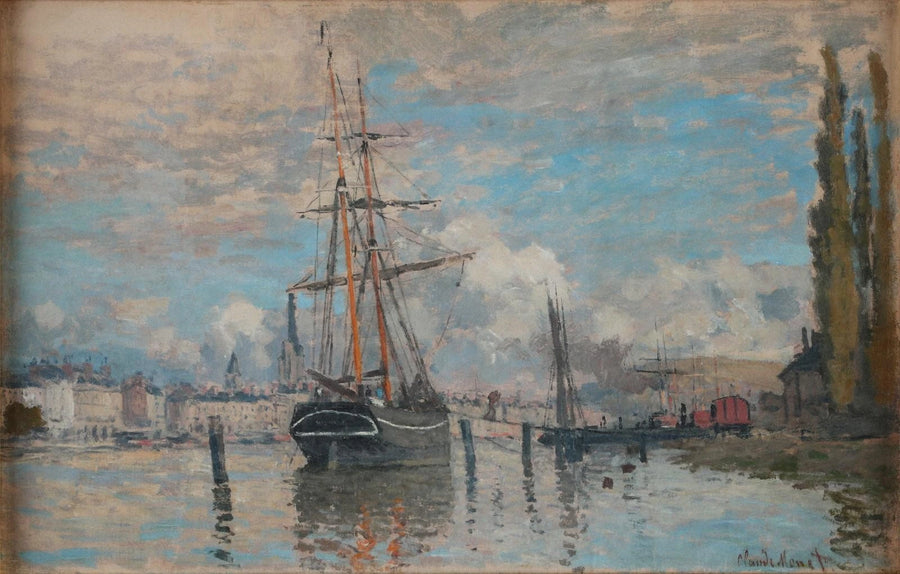 De Seine in Rouen W218 - Claude Monet