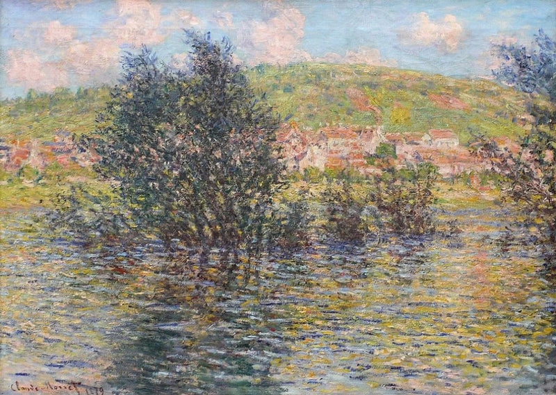 De Seine bij Vétheuil, zon na regen W528 - Claude Monet