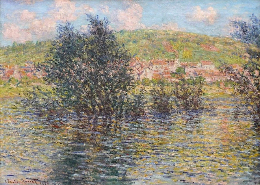 De Seine bij Vétheuil, zon na regen W528 - Claude Monet