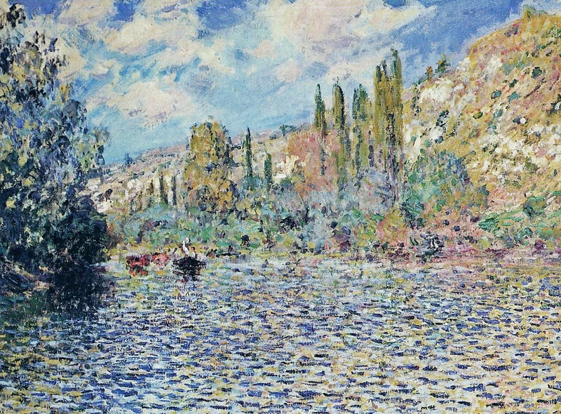 De Seine bij Vétheuil W529 - Claude Monet