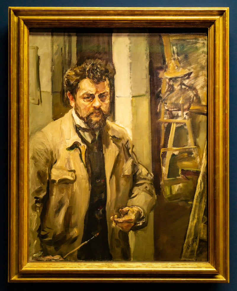 Zelfportret in de studio - Max Slevogt