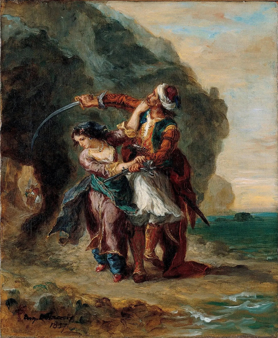 Selim en Zuleïka - Eugène Delacroix