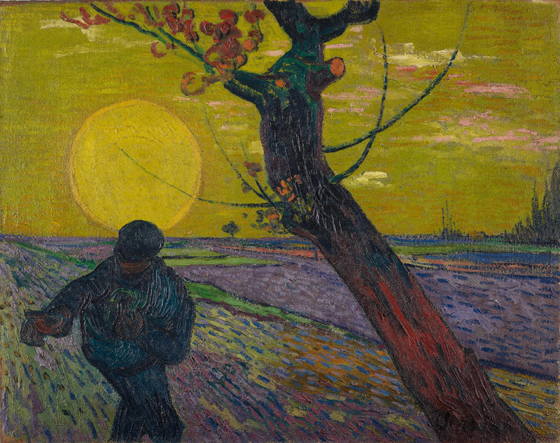 De zaaier bij zonsondergang - Vincent van Gogh