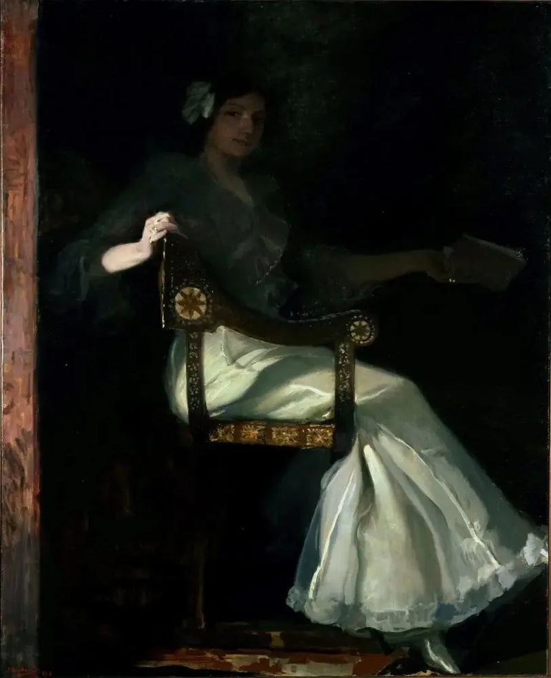 Dama van Sorolla in het wit - Joaquín Sorolla