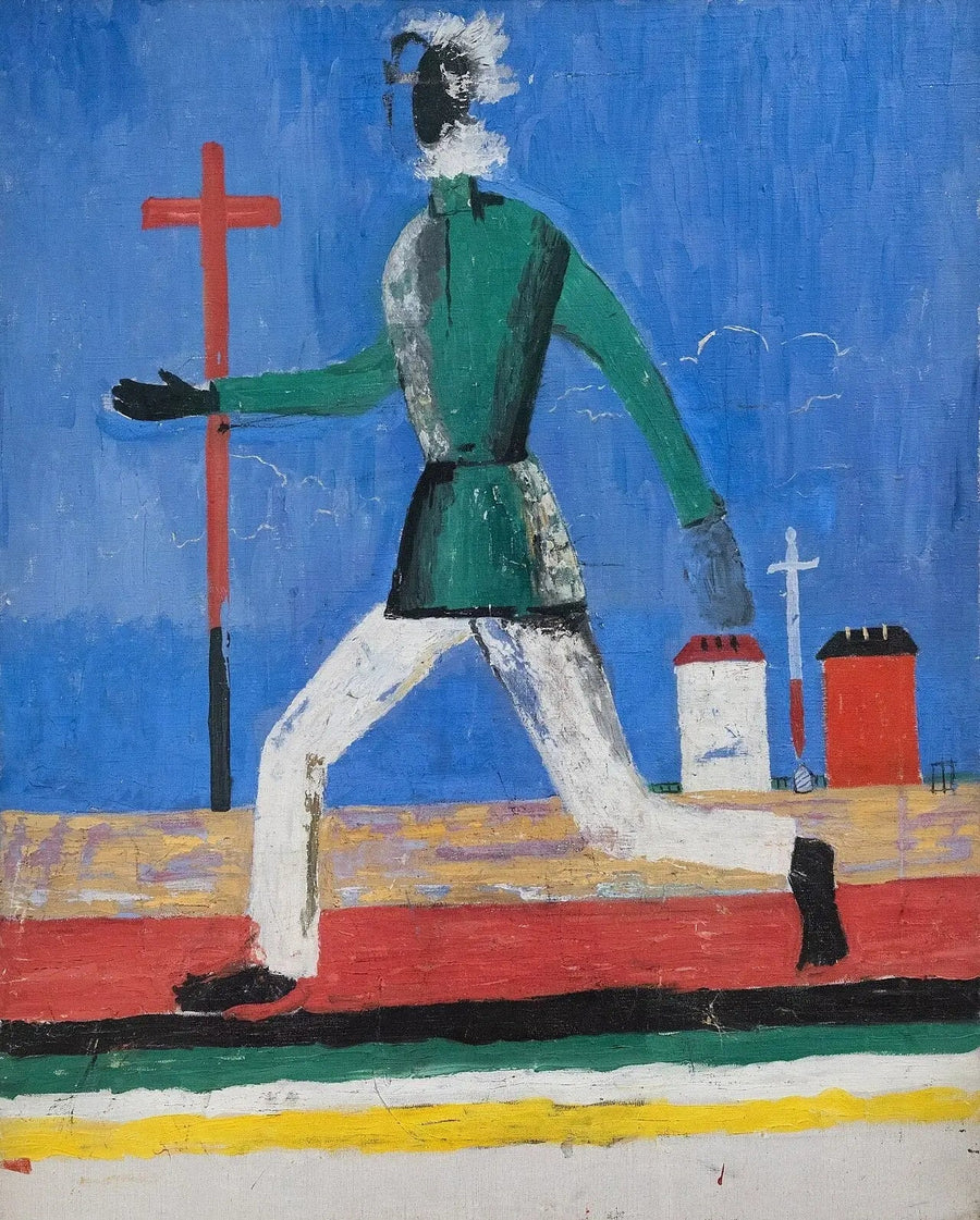 Gevoel van gevaar - Kazimir Malevich
