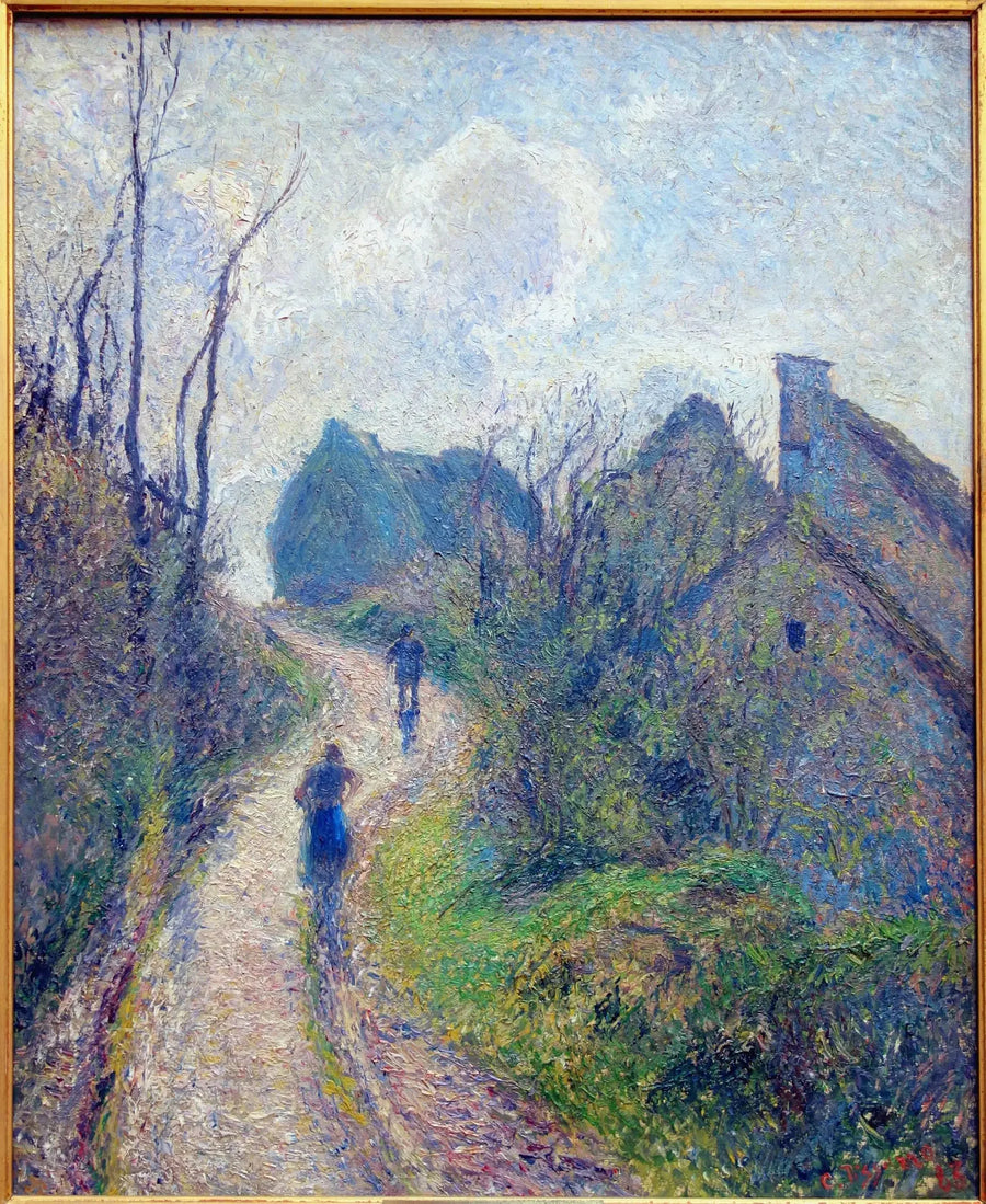 Pad van de Ravinière in Osny - Camille Pissarro