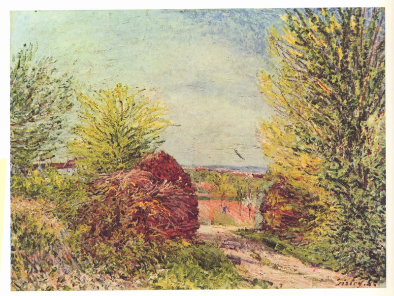Pad in Veneux-Nadon in de lente - Alfred Sisley