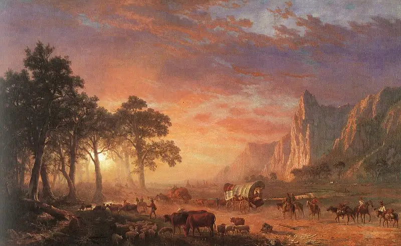 Oregon Trail - Albert Bierstadt

Source:
Sentier de l'Oregon - Albert Bierstadt