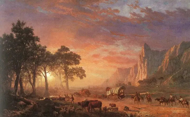 Oregon Trail - Albert Bierstadt

Source:
Sentier de l'Oregon - Albert Bierstadt