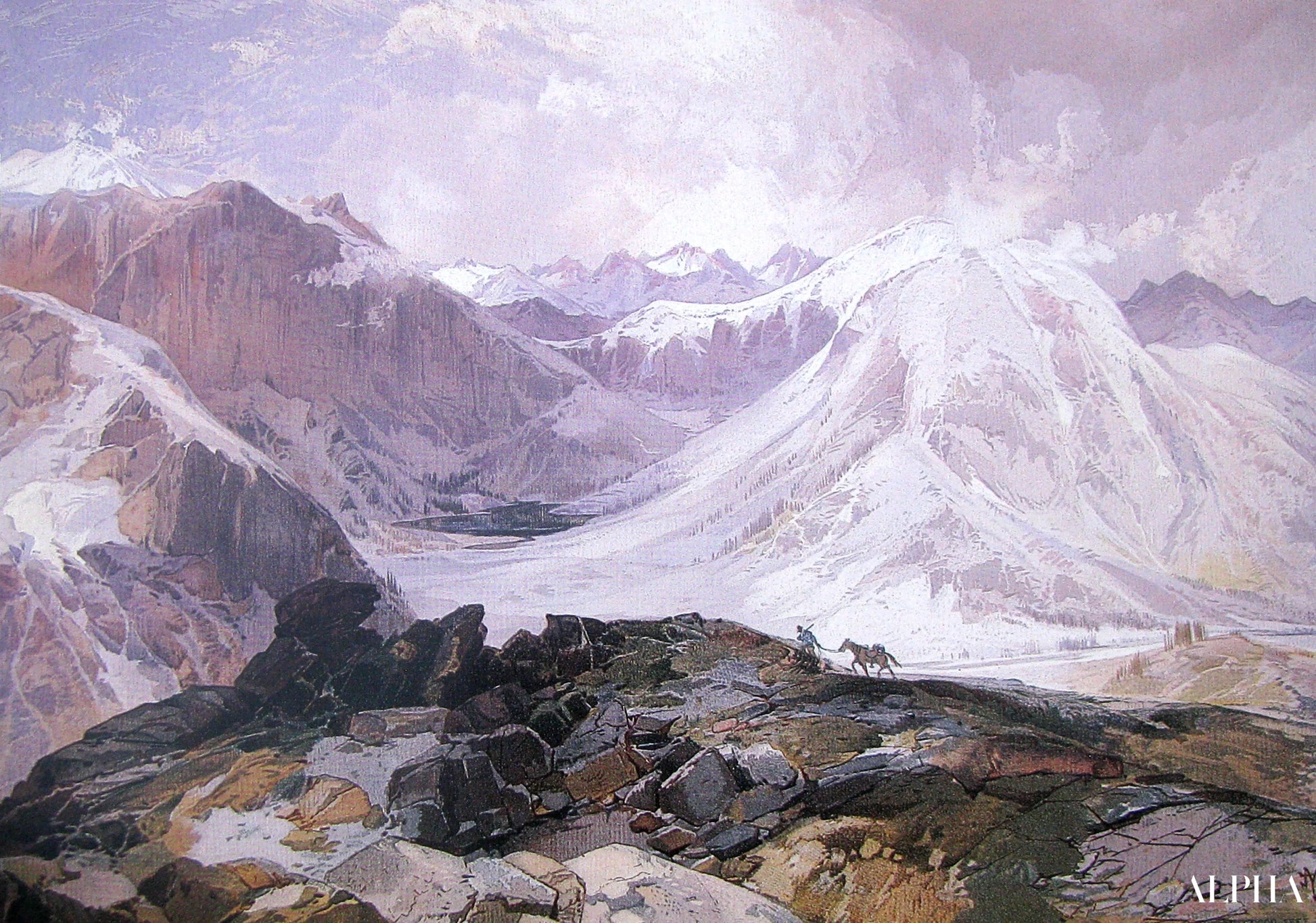 Muggenpad - Thomas Moran - Reproducties van schilderijen en hoogwaardige schilderijen