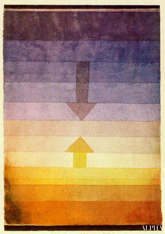 Séparation dans le soir - Paul Klee - Reproductions de tableaux et peintures haut de gamme