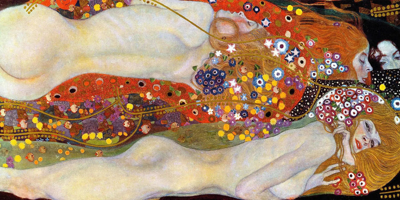 Waterserpenten II - Gustav Klimt
