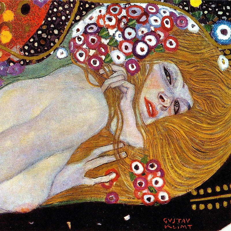 🐍 Waterslangen II (Detail) – Gustav Klimt (1904–1907)