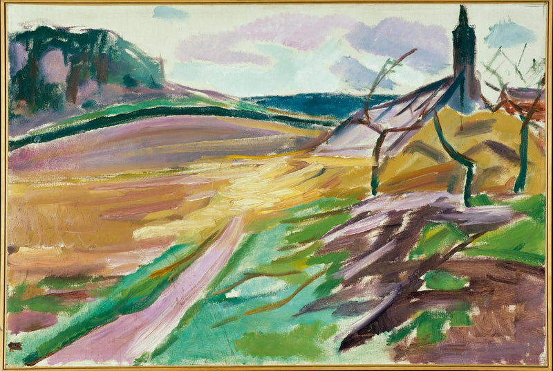 Serre in de herfst - Edvard Munch