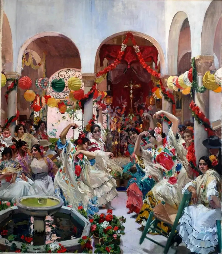 Sevilla, de dans - Joaquín Sorolla