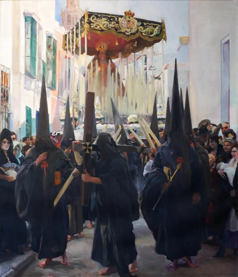Sevilla, Heilige Week. Boetelingen - Joaquín Sorolla