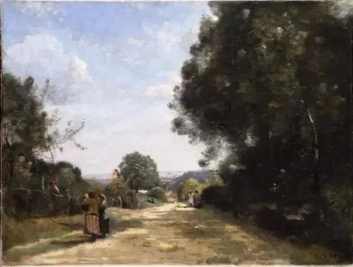 Sèvres-Brimborion. Uitzicht genomen met uitzicht op Parijs - Jean-Baptiste Camille Corot