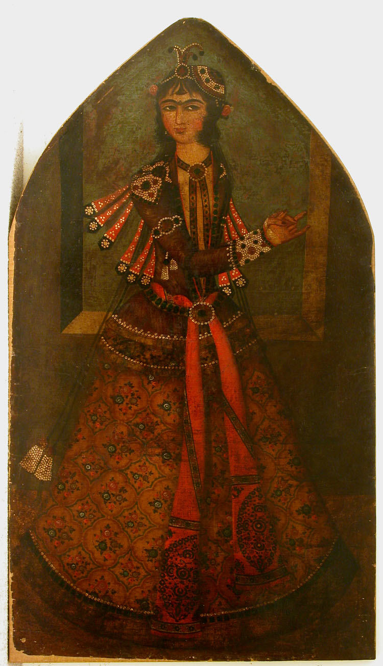Danseuse, Atelier persan anonyme, early 19th century