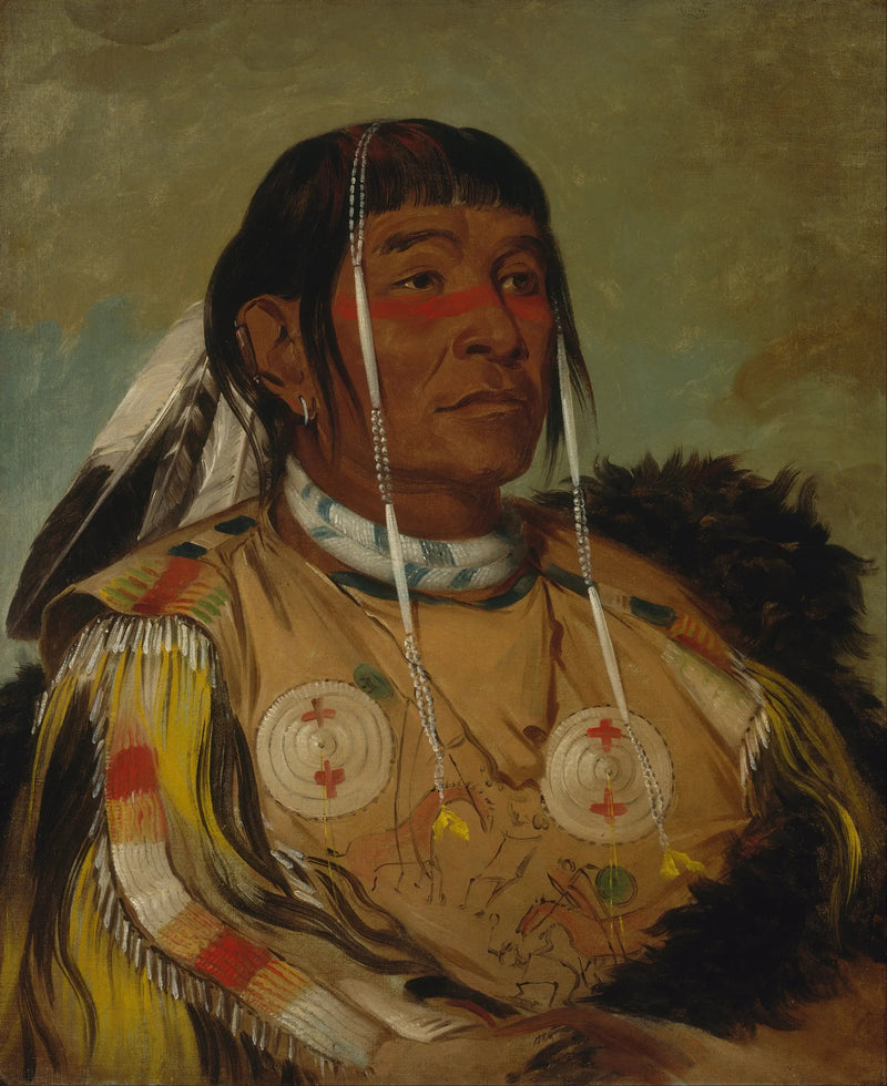 Sha-có-pay, Les Six, Chef des Ojibwés des Plaines - George Catlin

Source:
Sha-có-pay, Les Six, Chef des Ojibwés des Plaines - George Catlin
