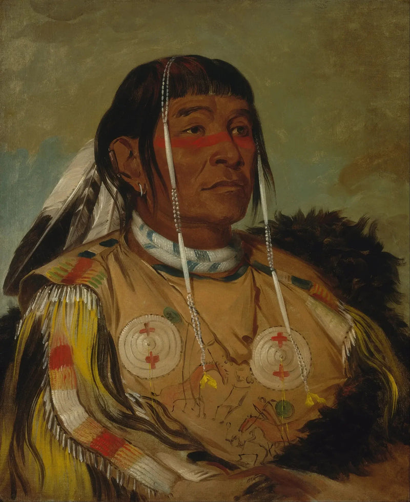 Sha-có-pay, Les Six, Chef des Ojibwés des Plaines - George Catlin

Source:
Sha-có-pay, Les Six, Chef des Ojibwés des Plaines - George Catlin