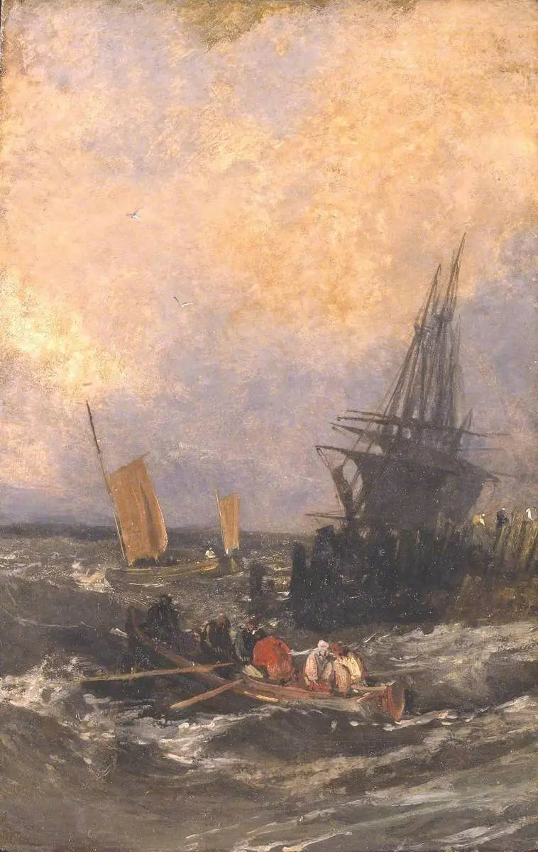 Scheepvaart bij een Golfbreker - J. M. W. Turner