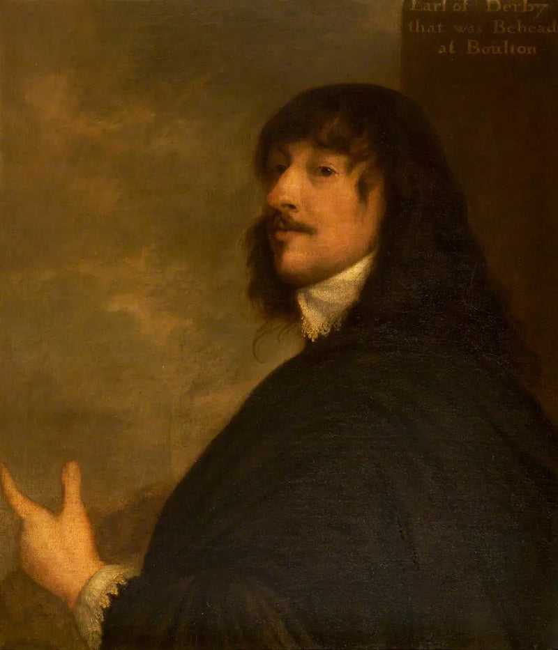 Sir James Stanley (1607–1651), 7e graaf van Derby - Antoine van Dyck

Source:
Sir James Stanley (1607–1651), 7e comte de Derby - Antoine van Dyck