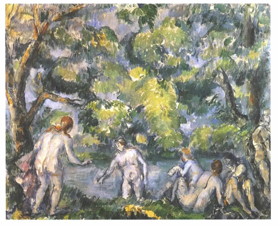 Zes badsters; De Ondines - Paul Cézanne